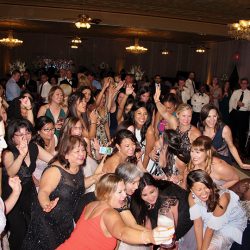 Wedding Reception guests are having too much fun the Ballroom at Church Street!