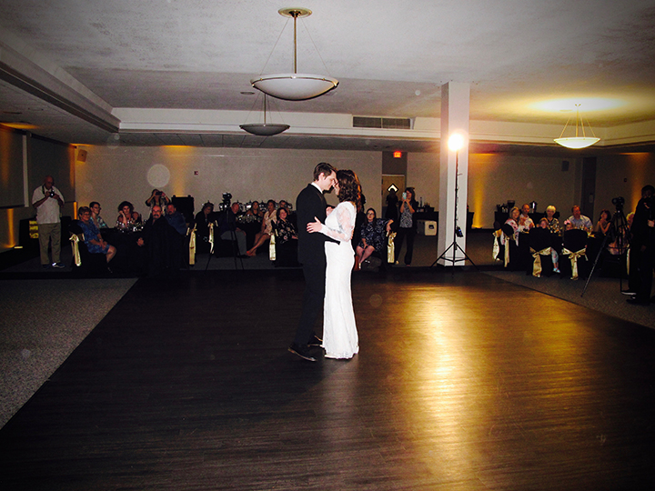 The First Dance with Cocoa DJ Chuck Johnson at the Cocoa Civic Center.