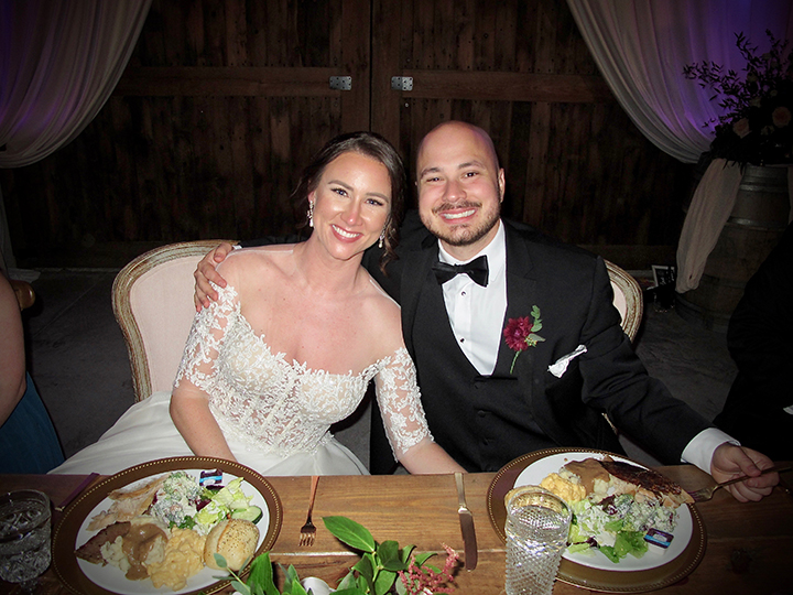 The bride and groom had Orlando Wedding DJ Chuck Johnson host their wedding in New Smyrna Beach.