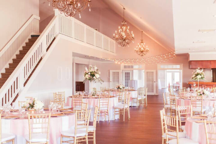Tuscawilla Country Club wedding venue interior reception ballroom